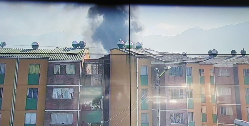 Tomada de Bomberos Bogotá