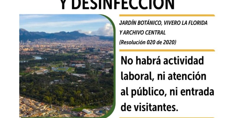 Fumigaciones del jardín botánico Fumigaciones del jardín botánico