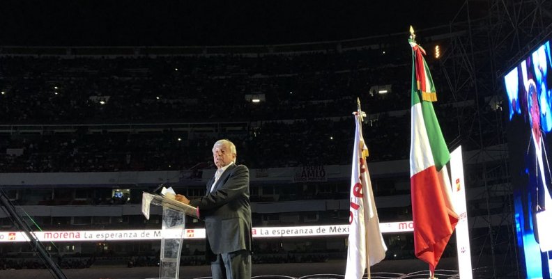 El candidato presidencial mexicano Andrés Manuel López Obrador El candidato presidencial mexicano Andrés Manuel López Obrador