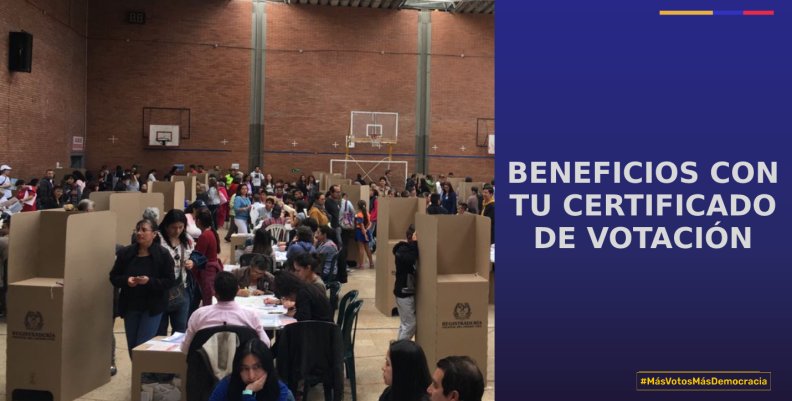 Beneficios de votar en Colombia