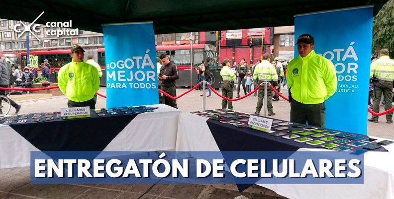 Recuperan 180 celulares robados en diferentes localidades de Bogotá Recuperan 180 celulares robados en diferentes localidades de Bogotá