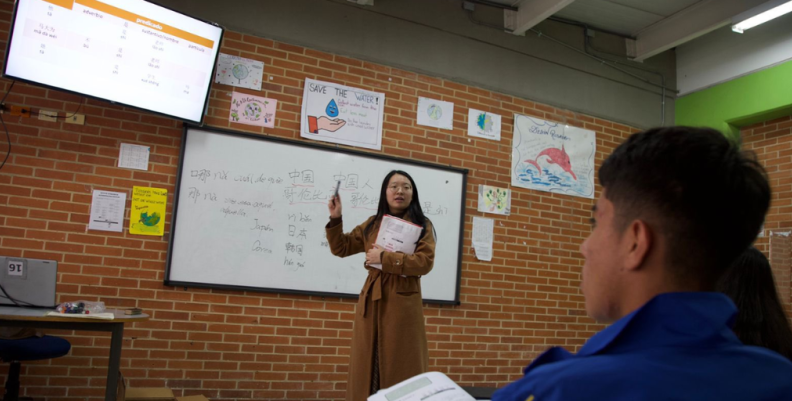 Estudiantes de bogotá aprenderán chino mandarín Estudiantes de bogotá aprenderán chino mandarín