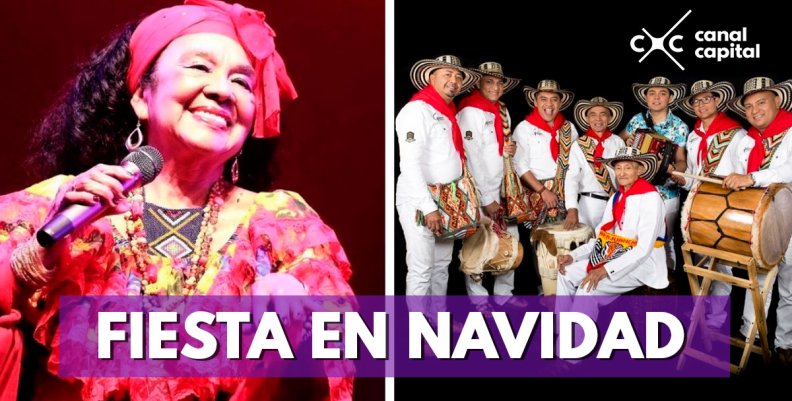 Totó la momposina y los Gaiteros de San Jacinto celebran la Navidad en Bogotá