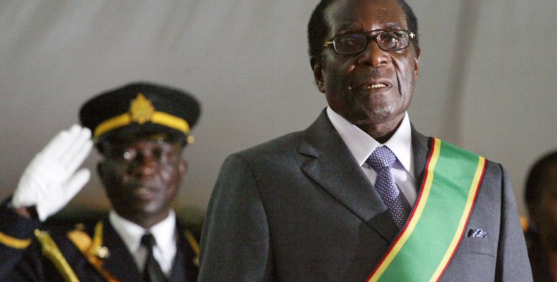 FILE PHOTO -  File photo of Zimbabwe's President Robert Mugabe attending his inauguration in Harare