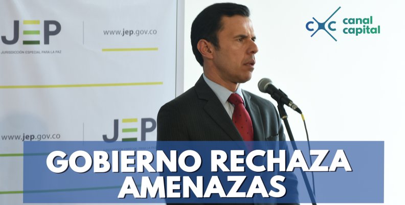 GOBIERNO-RECHAZA-AMENAZAS