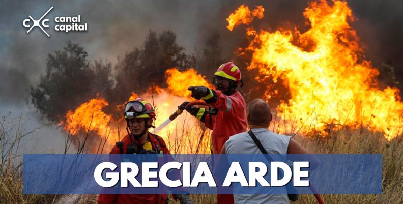 Se eleva a 91 la cifra de muertos por incendios en Grecia