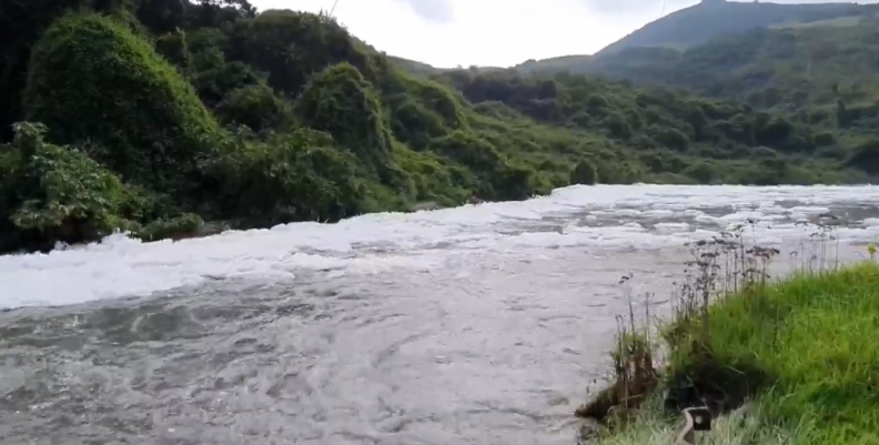 Caudal del Río Bogotá.