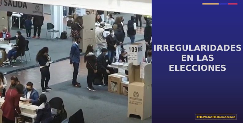 Irregularidades en las elecciones