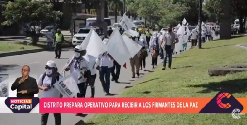 marchas por la Paz.