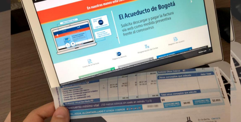 Factura virtual del Acueducto de Bogotá Factura virtual del Acueducto de Bogotá
