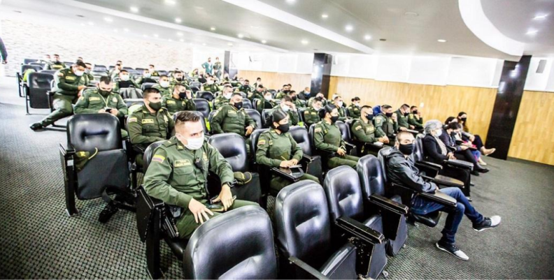 Formación de policías.