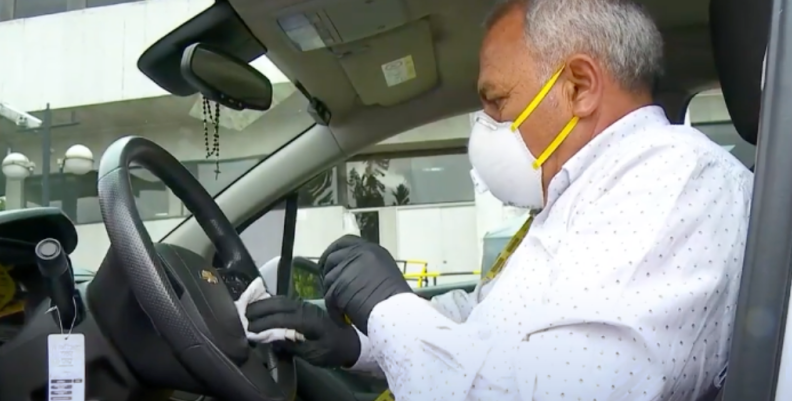 Desinfección de carros Desinfección de carros