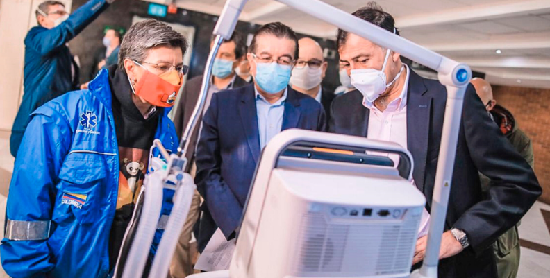Ventiladores para atender coronavirus e Bogotá Ventiladores para atender coronavirus e Bogotá
