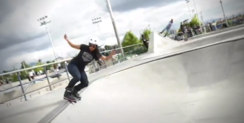 Skatepark del parque Fontanar del Río en Suba.