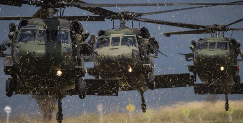 Helicópteros Black Hawk colombianos