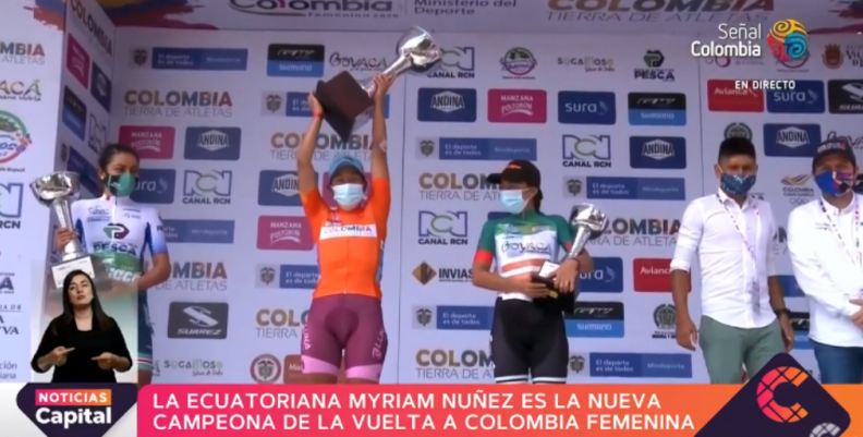 ciclista Myriam Nuñez.