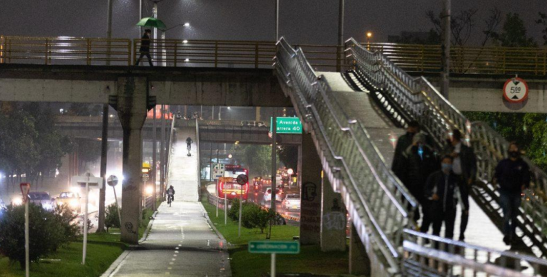 Toque de queda en Bogotá