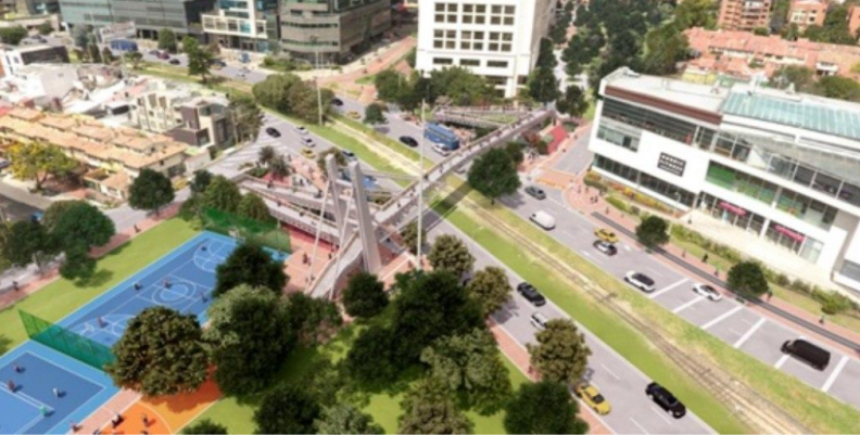 Puente peatonal en la carrera novena con calle 112 pronto será realidad