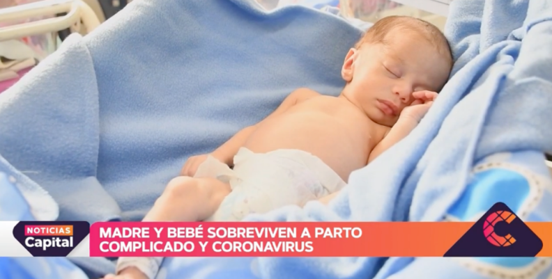 Bebé se salvó de COVID-19