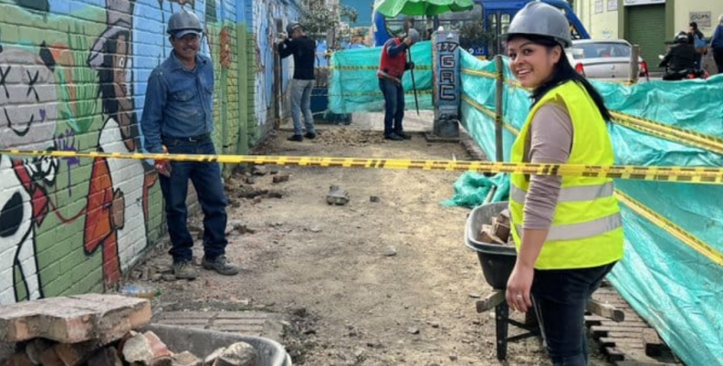 Andenes del barrio La Candelaria serán remodelados