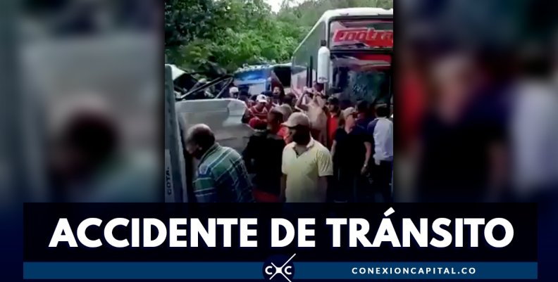 EN VIDEO: bus que transportaba hinchas de Junior se accidentó en carretera