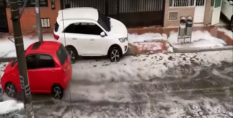 Fuertes lluvias y granizadas