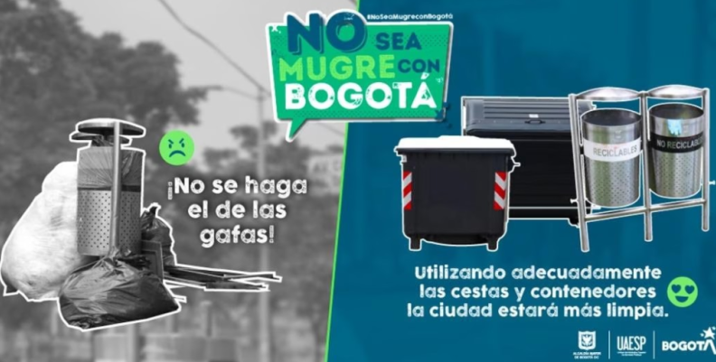 'No sea mugre con Bogotá'