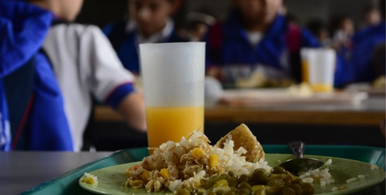 Programa de alimentación escolar en Bogotá