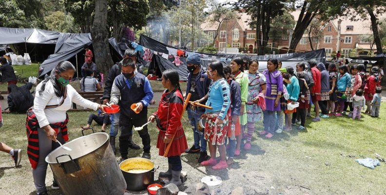 Emberas en Bogotá