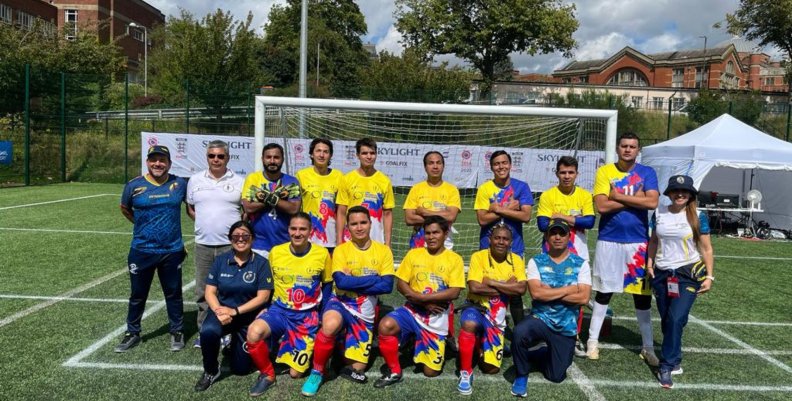 Equipo de la Selección Colombia de fútbol para ciegos