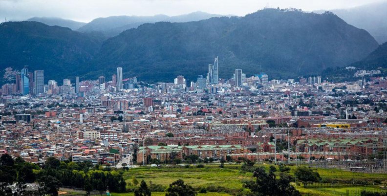 Imagen panorámica de Bogotá y la Región Metropolitana