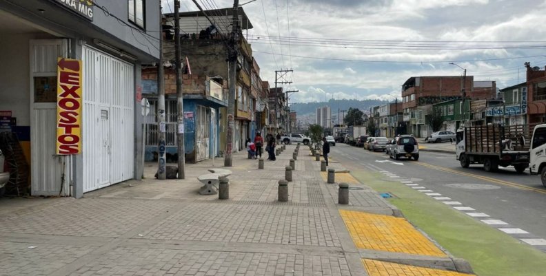 Andenes en Bogotá