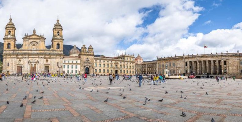 Plaza de Bolívar en Bogotá