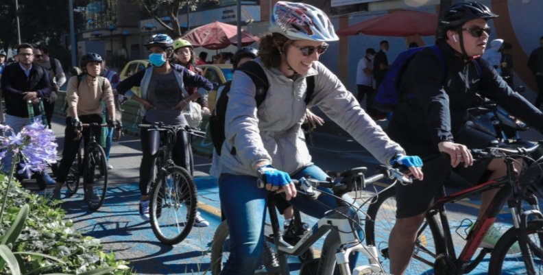 Ciclovía en Bogotá 