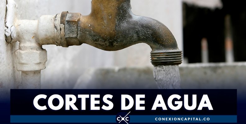 ¡Pilas! Estos son los cortes de agua programados para esta semana ¡Pilas! Estos son los cortes de agua programados para esta semana