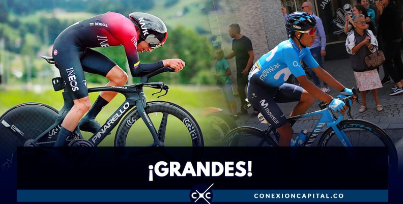 Egan Bernal y Nairo Quintana, en el top 10 de la general del Tour de Francia