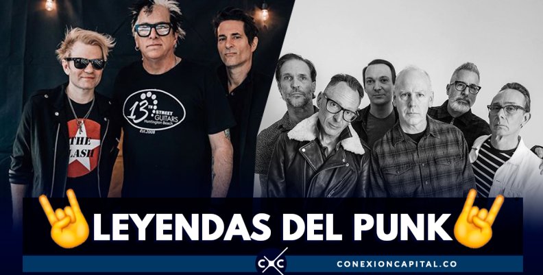 El punk no muere: The Offspring y Bad Religion se presentarán en Bogotá