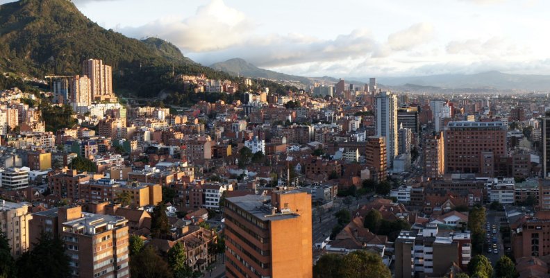 Panaromic view of Bogota