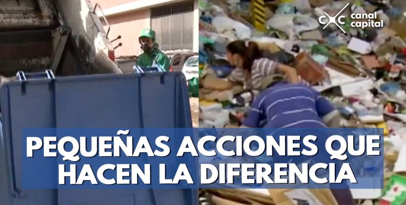 Así de fácil puede reciclar en casa.