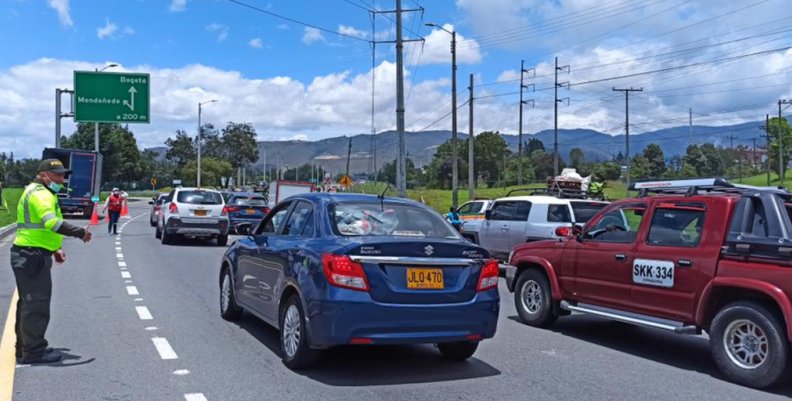 Tomada de la Policía de Tránsito.