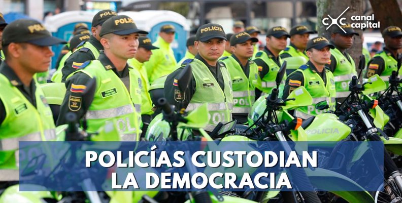 Policías-custodian-la-democracia Policías-custodian-la-democracia