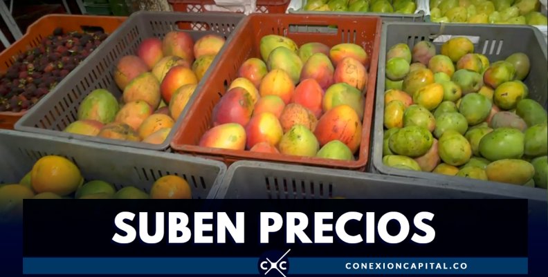 Suben precios de frutas y verduras por el cierre de la vía al Llano