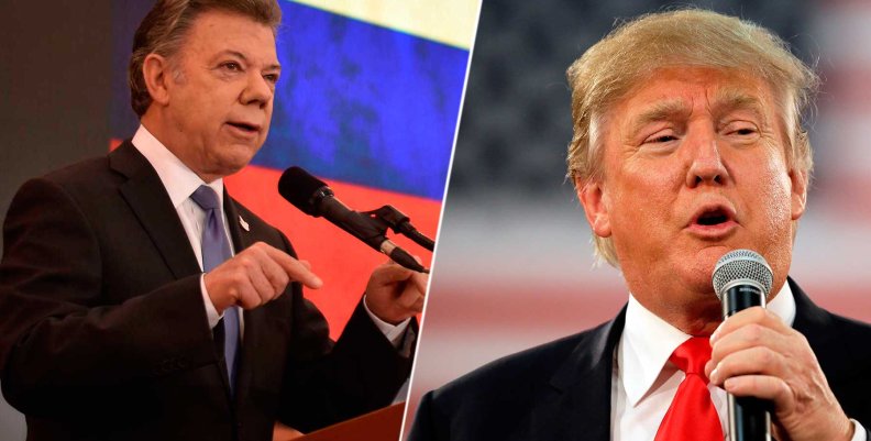 Presidente Trump anuncia visita del Presidente Santos a la Casa Blanca Presidente Trump anuncia visita del Presidente Santos a la Casa Blanca