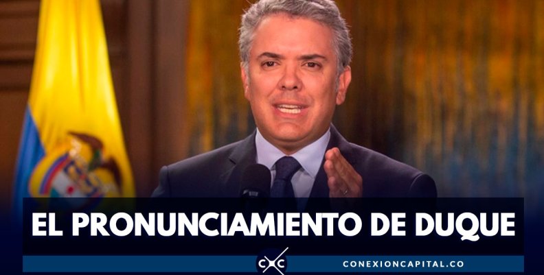 Iván Duque pide que no se frenen obras de infraestructura en Bogotá