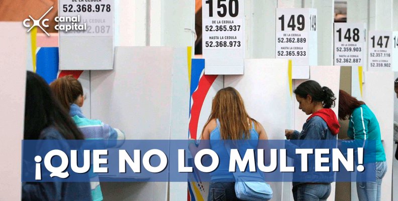 multas elecciones 2018