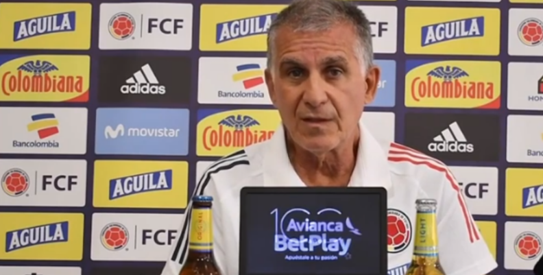 Carlos Queiroz, técnico de la Selección Colombiana de Fútbol.