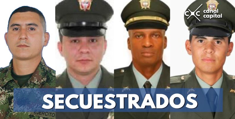 Eln sindicado del secuestro de cuatro uniformados y dos civiles en el Chocó