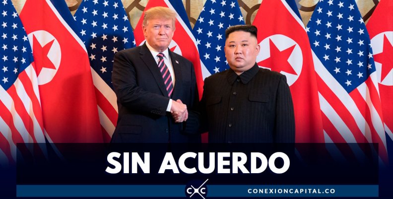 Cumbre entre Trump y Kim termina sin acuerdo Cumbre entre Trump y Kim termina sin acuerdo