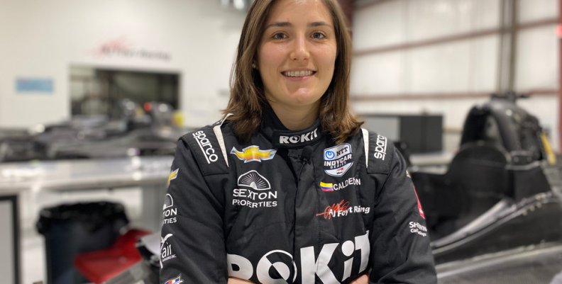 tatiana calderon AJ Foyt Racing 2022