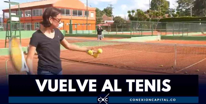 Fabiola Zuluaga vuelve al tenis como entrenadora de niños